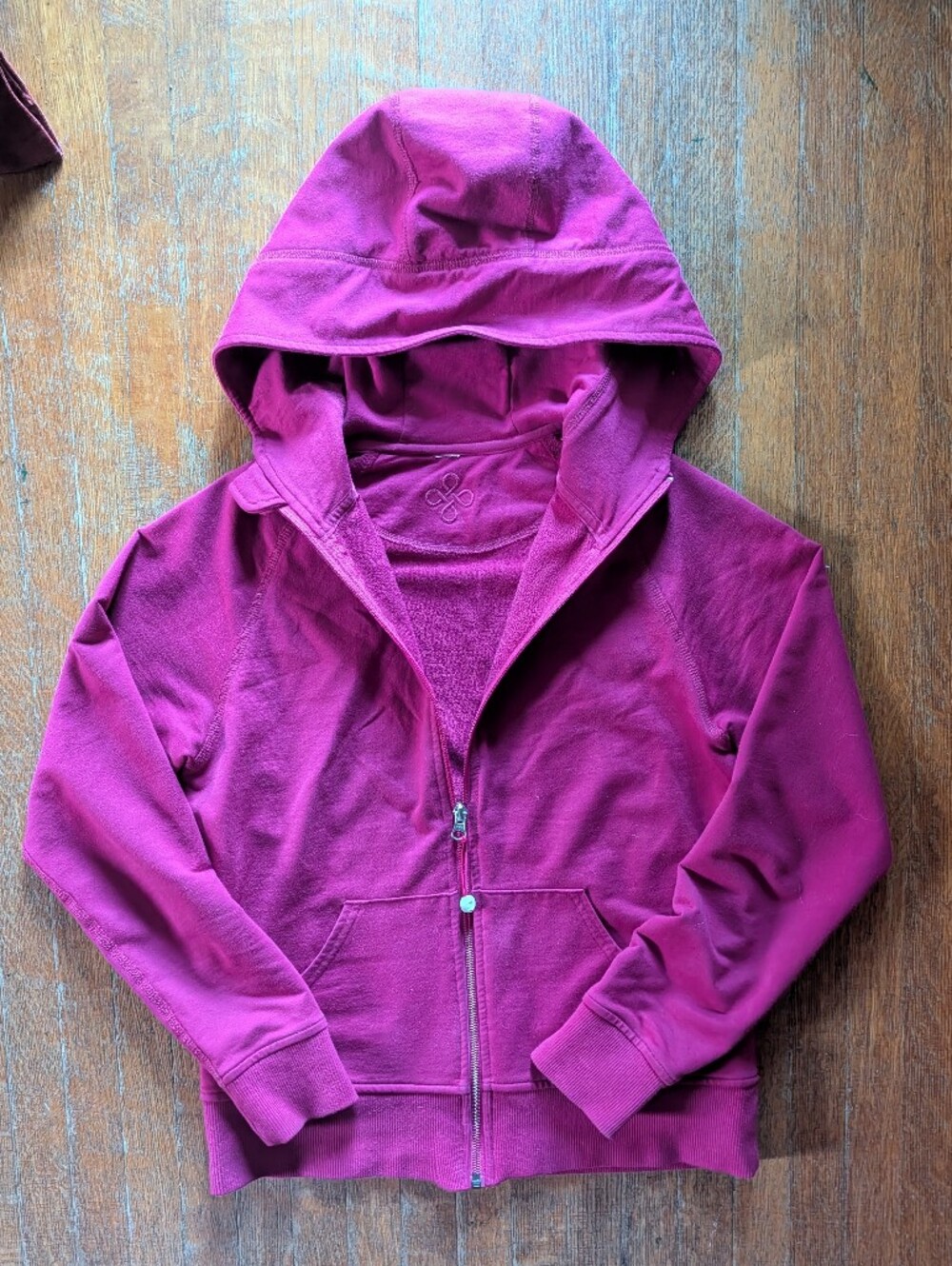 KYODAN Magenta Pink Full Zip French Terry Hoodie Jacket Sz [Insert Size]
